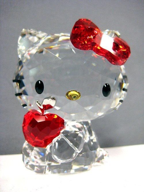 crystal apple hello kitty 💫