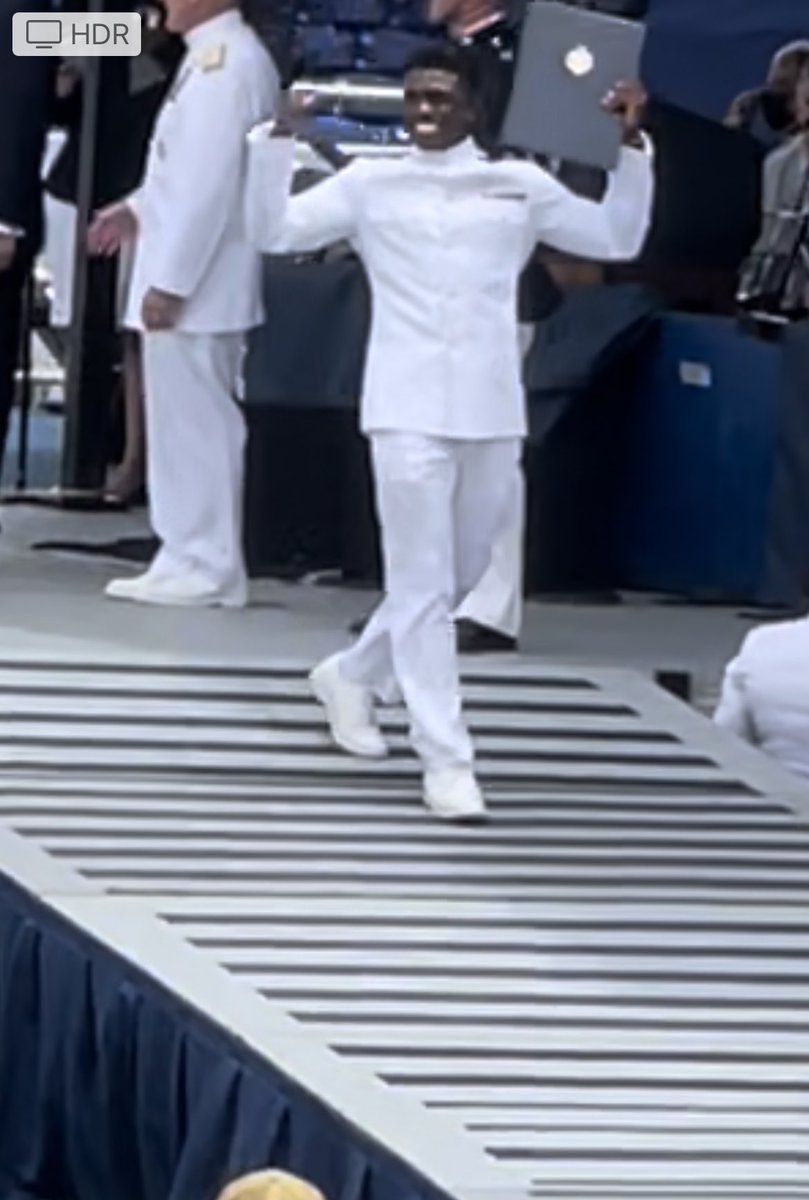 DrNakiaHall's tweet photo. Introducing U.S. Navy Ensign Christian Hall, United States Naval Academy Class of 2022. 💙💛⚓️ https://t.co/bmaDlLpKFd
