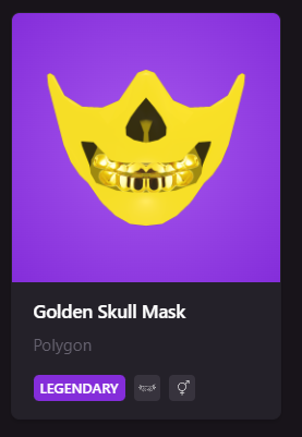 J_Partee444's tweet photo. #nftgiveaway #legendary #Decentraland 
Giving away 
1 X Legendary Golden Skull Mask Wearable!
5 X Roachkilla waifumon
1. Follow me, @Roachkilla1746 , @AaronLeupp and @Waifumons 
2.Retweet.
3.Tag 3 friends and drop eth address. 
Winners picked within next 48 hours! Good luck 💚 https://t.co/1iuiiy7ndE