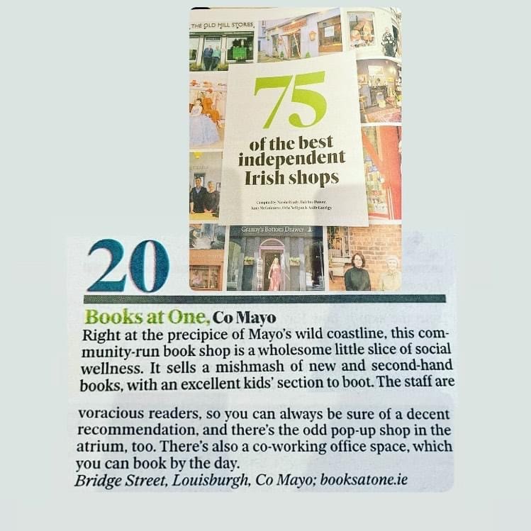 We are honoured and delighted to feature on the list of best independent Irish shop in @IndoWeekend #shoplocal #ResistAmazon