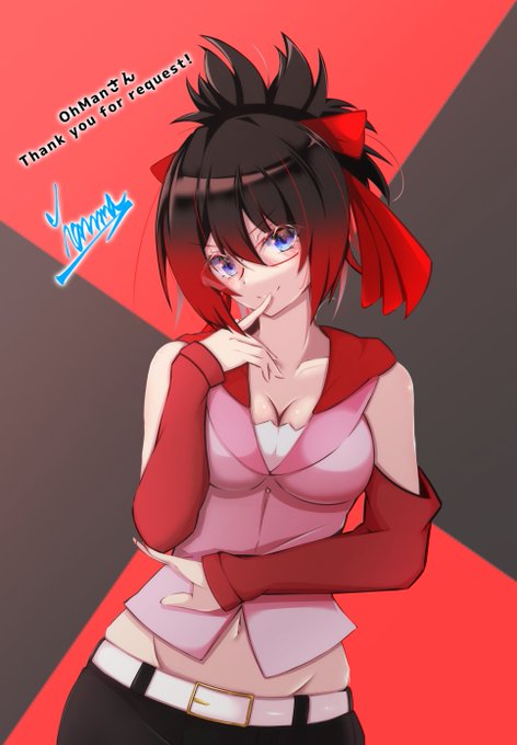 skebリクエスト2件(オリキャラちゃん)ありがとうございました🤝 