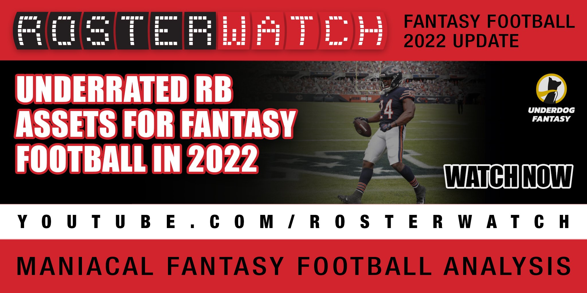 RosterWatch on Twitter "New video! Underrated RB Assets for Fantasy