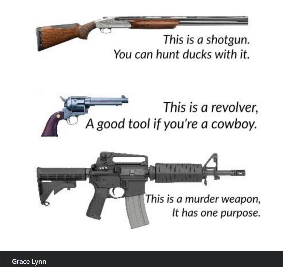 askboomer1949's tweet photo. #AmericanGunspeak #NRAterrorism #violentAmerica #RepublicanTerrorism #ChristianNationalistTerrorism #ChristianTheocraticGunspeak #Guns
Rt https://t.co/LgKy2hKi1a