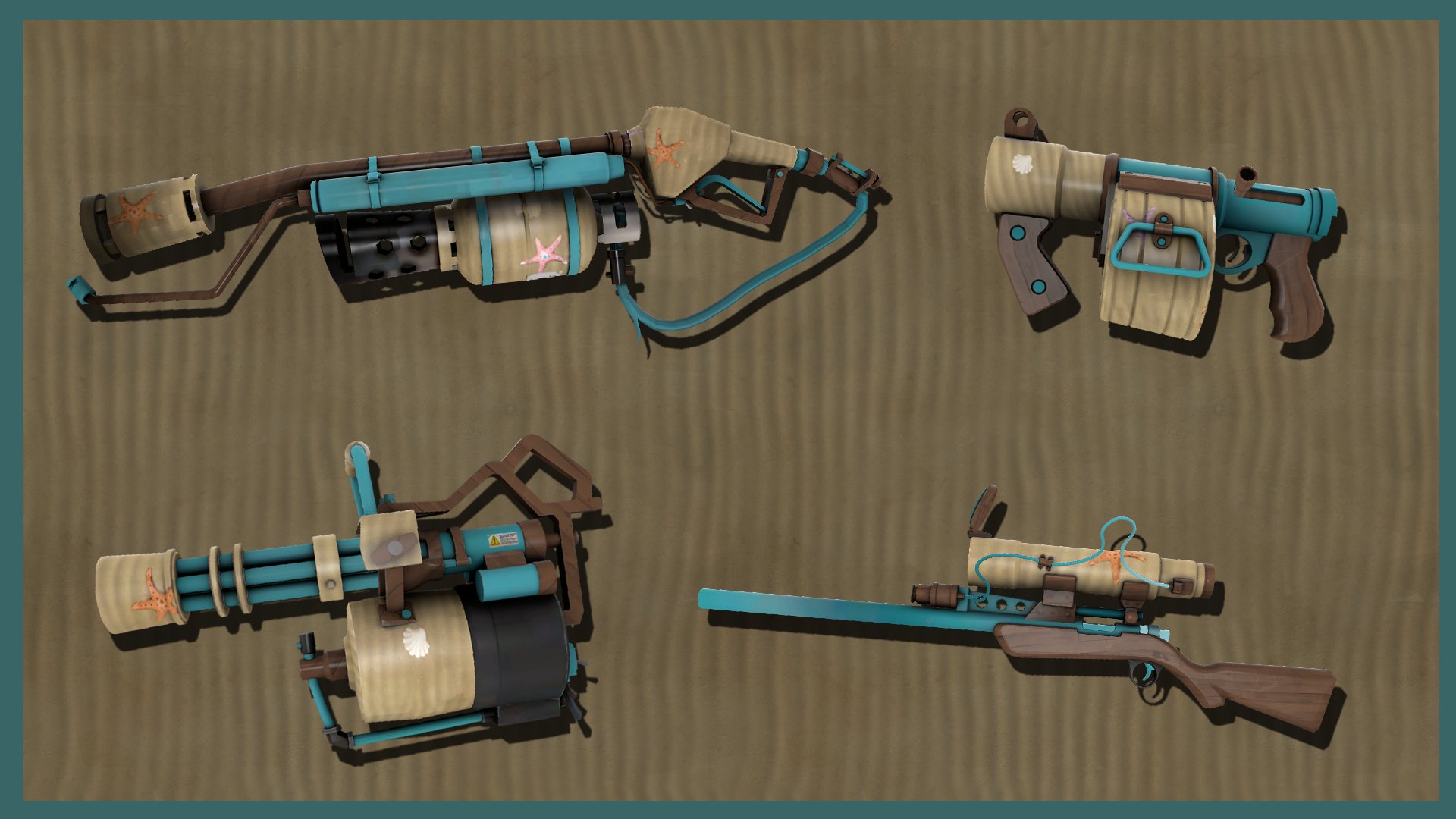 TF2 Emporium on Twitter "New War Paint, The High Tide Collection! Vote
