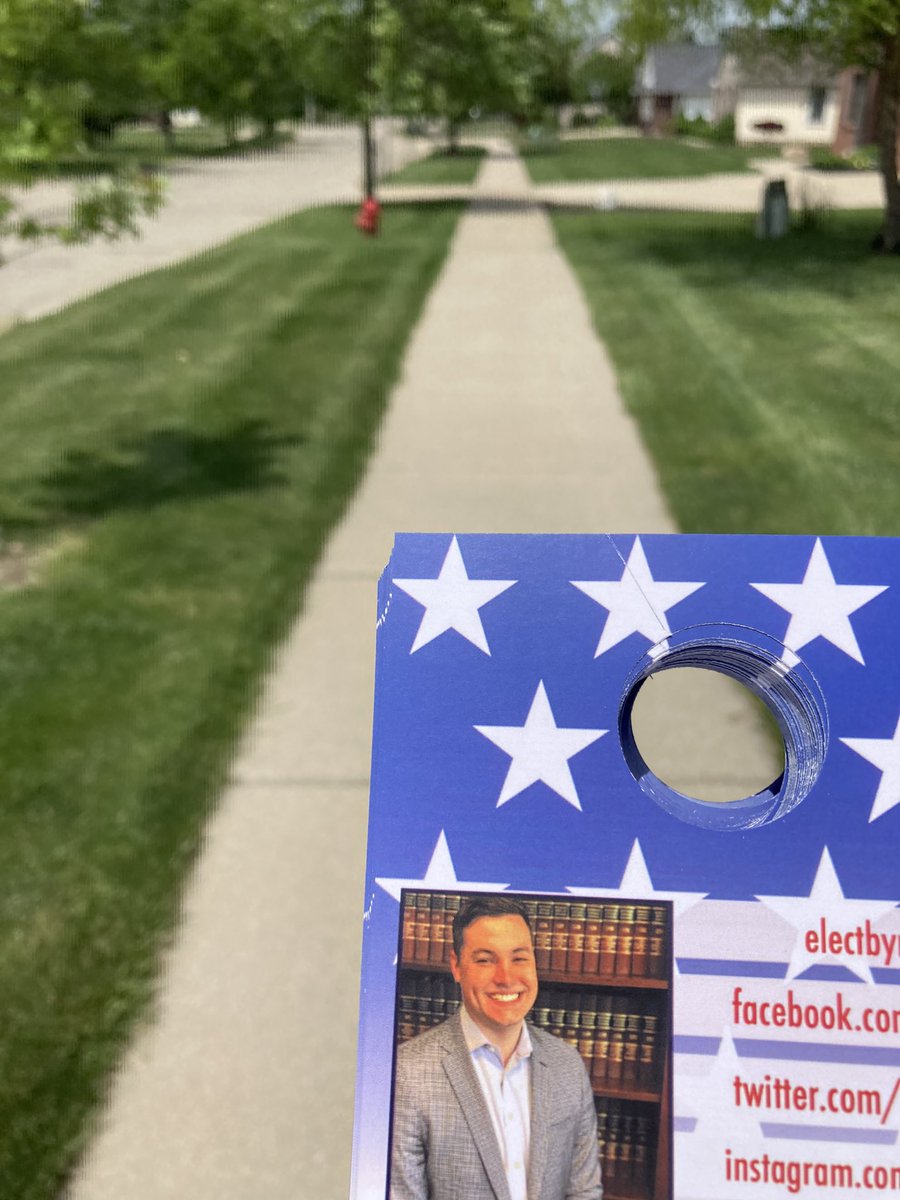 LoganPByrne's tweet photo. Canvassed a couple neighborhoods in Dewitt Township. Thank goodness for sunscreen because it is hot out! 🥵☀️ #ElectByrne #FlipMIBlueIn2022 https://t.co/UjOM3mkCKe