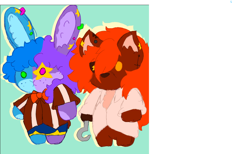 B_u_nn_ie's tweet photo. was gonna write today but my brain is melted so #seabunnyweek day 7!  Free day! https://t.co/FwzHNPZQg5