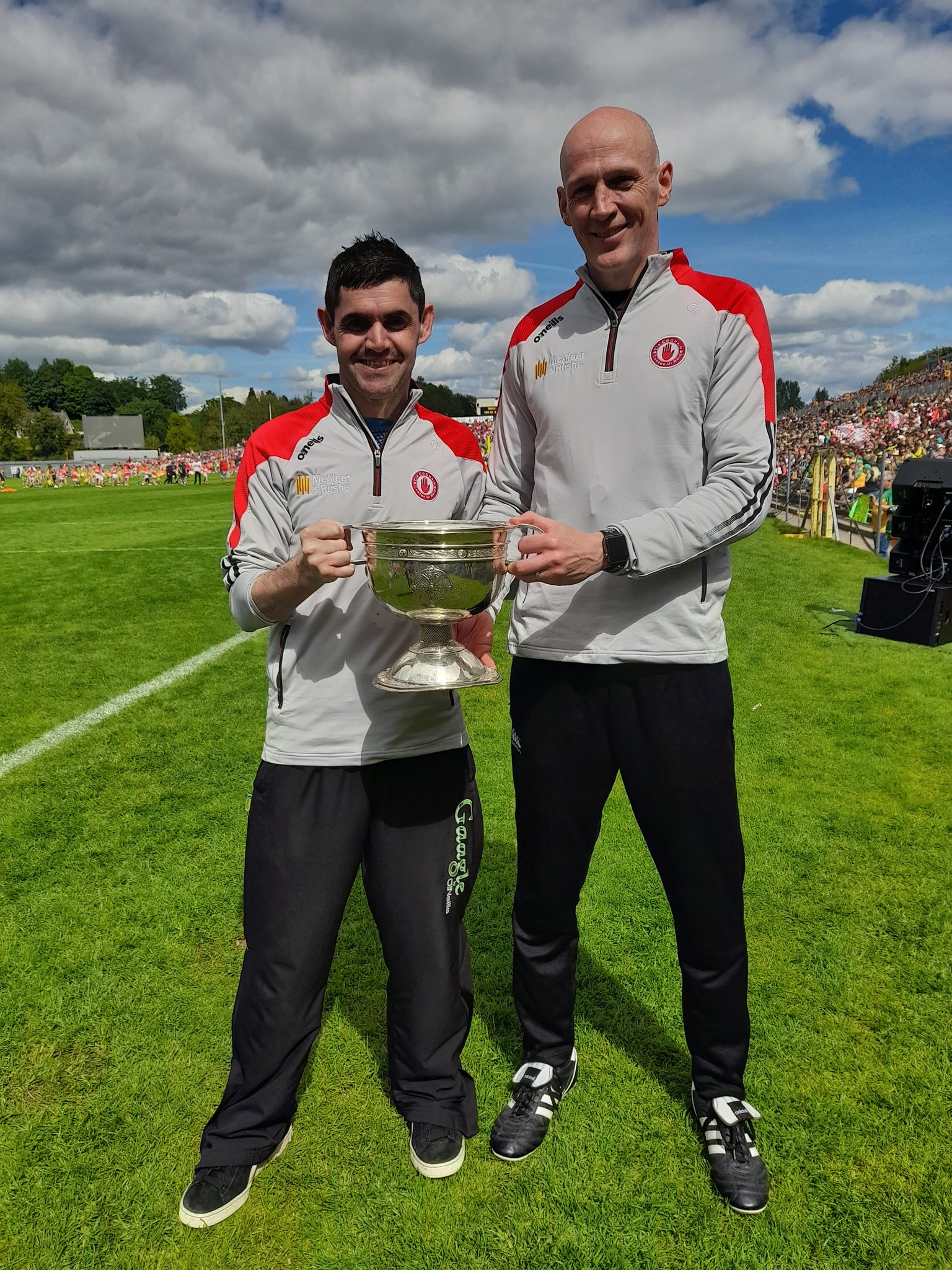 Tyrone GAA on Twitter: "Two very Happy Tyrone men get their hands on