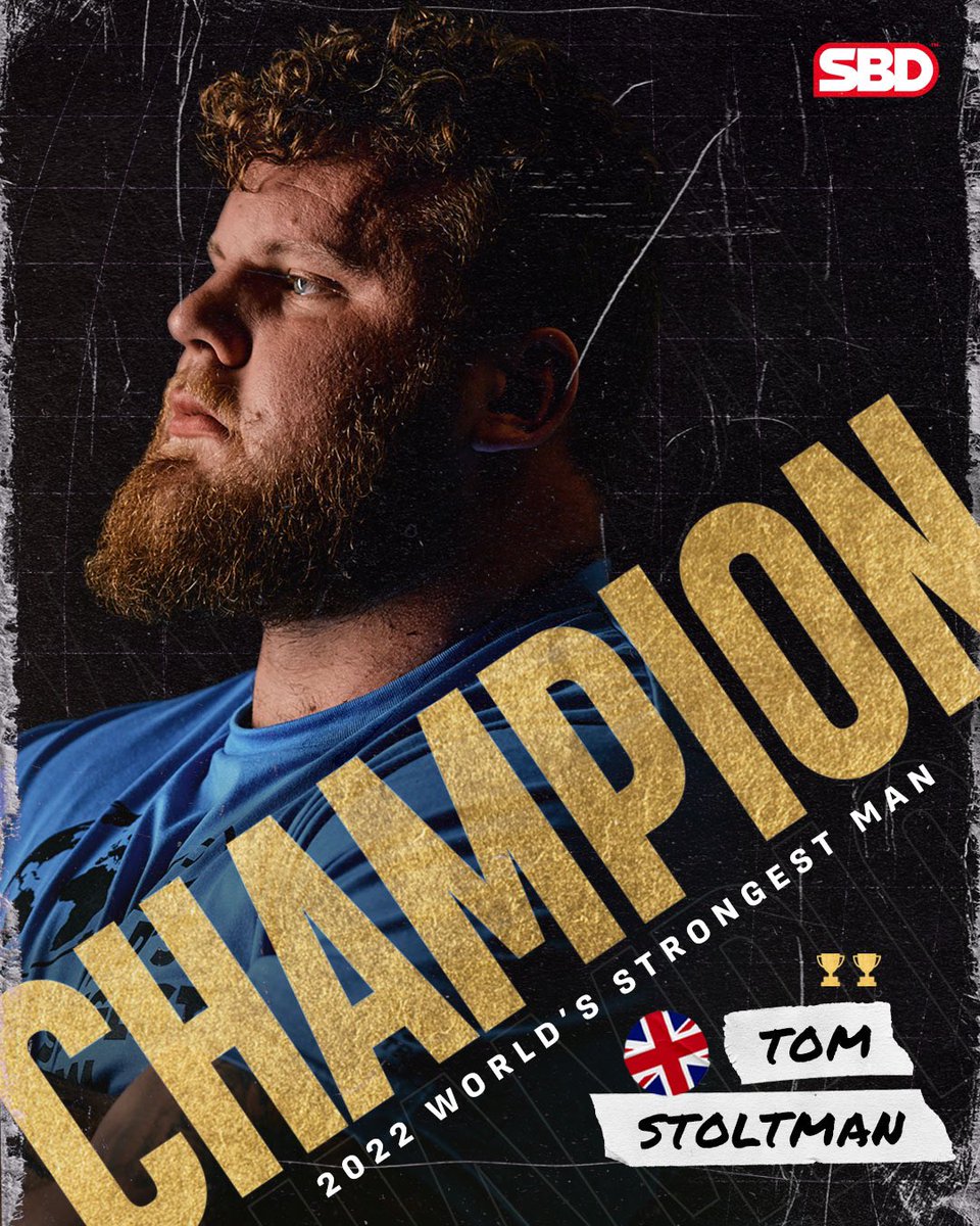 𝗕𝗔𝗖𝗞-𝗧𝗢-𝗕𝗔𝗖𝗞: <a href="/stoltman_tom/">Tom Stoltman</a> is your 2022 <a href="/SBDApparel/">SBD</a> World’s Strongest Man 🇬🇧
