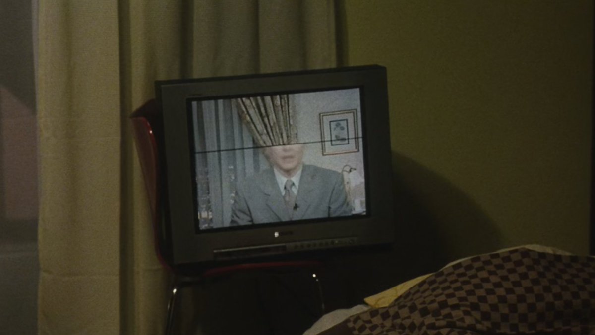 ExtracosmicS's tweet photo. Are you ready for this week's #MovieMonday? 

PULSE/Kairo (かいろ) (2001) was a movie way ahead of its time. Computers will isolate and drain us of life-force until we're just a stain on our own bedroom wall.

#ExtraCosmicStudios
#MovieReview #moviescene #horror #HorrorMovies https://t.co/5b63k3gbBK