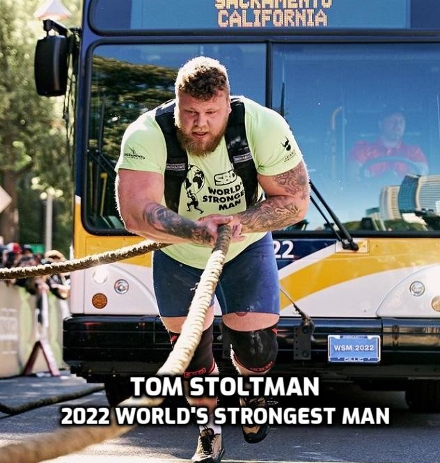 Tom Stoltman wins 2022 World's Strongest Man. The top 4 were all past winners.

1. Tom Stoltman, Scotland ('21-22)
2. Martins Licis, USA ('19)
3. Oleksiy Novikov, Ukraine ('20)
4. Brian Shaw, USA ('11, '13, '15, '16)

#wsm #wsm2022