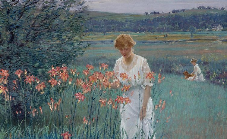 storiadellart's tweet image. paintings by edward dufner.