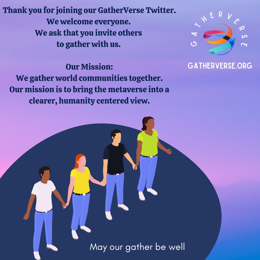 We welcome you. Thank you for letting us earn your community trust. 

#onemetaverse #HumanityFirst #accessibility #education #equality #community #safety #privacy #wellness