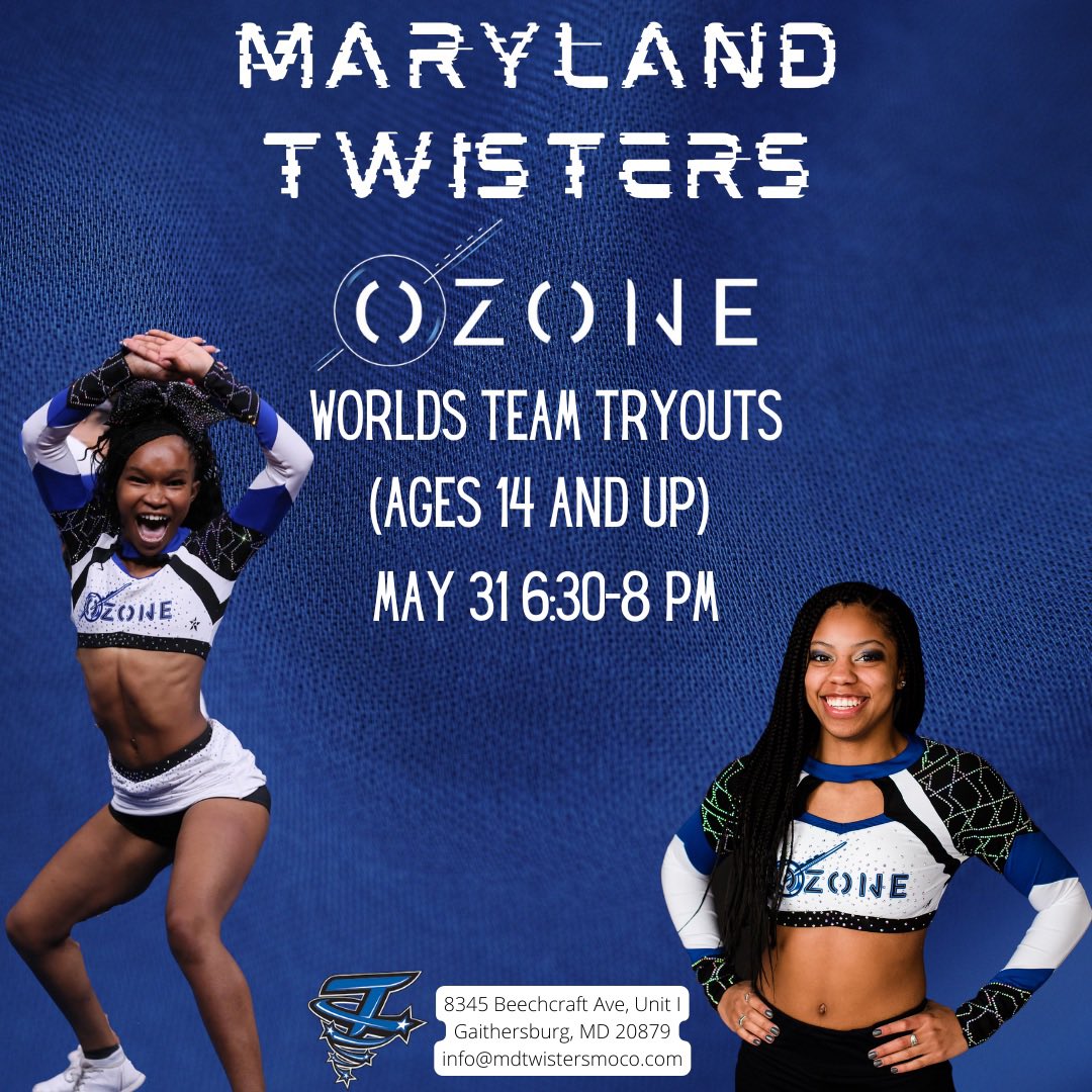 Take on the WORLD with the Black &amp; Blue Crew in MoCo!  Open Stunt on Tuesday night!  Email info@mdtwistersmoco.com for more info!