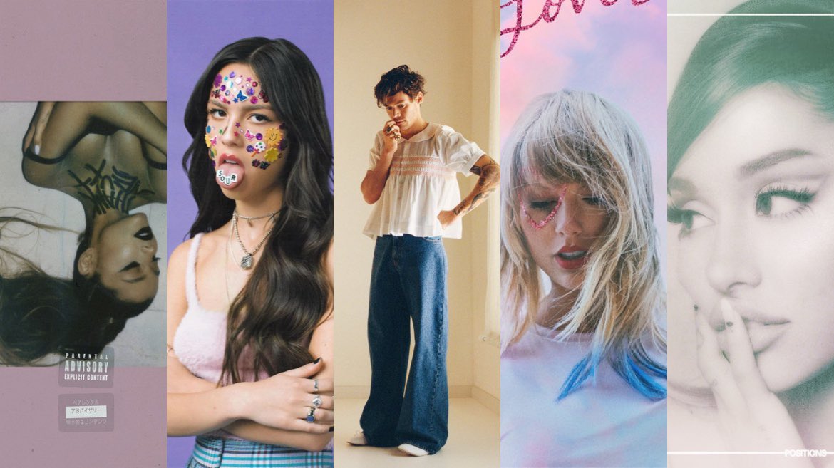 Pop albums with the biggest US on-demand streaming weeks:

1️⃣thank u, next 307m
2️⃣SOUR 300m
3️⃣ #HarrysHouse 247m
4️⃣Lover 226m
5️⃣positions 174m
