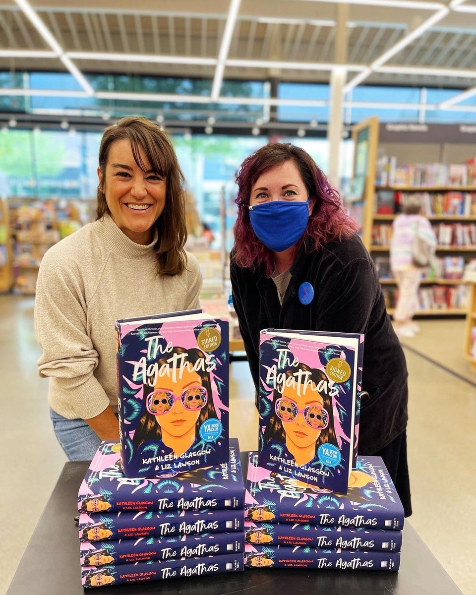 Have you read THE AGATHAS our #BNYABookClub pick for the month of May, yet? 

Well, people of the internet, you should! 

@kathglasgow and @LzLwsn are going live on TikTok on 6/2 @ 6PM EST and taking over our IG on 6/9. So, read the book &amp; come prepared! 

📸<a href="/bnashburnva/">B&N Ashburn</a>