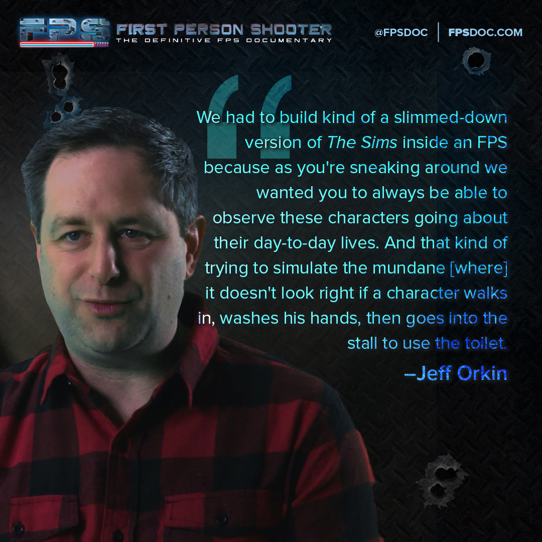 FPSDOC's tweet photo. No One Lives Forever 2 isn't memorable only for its wacky humor and spy movie parody shenanigans; it also featured some of the best FPS AI yet seen, with systems that were later adapted for F.E.A.R.'s best-in-class enemy AI. Programmer @jorkin explains.
#fps #nolf2 #gameai https://t.co/QKOsz2aHXR