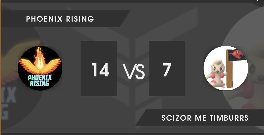 GGs Scizor Me Timburrs 👍🏼

Good bounceback week for us with <a href="/PorkChop715/">PorkChop715 | Sonny 🇵🇭</a> and <a href="/jadenruan/">Jaden Ruan</a> breaking out the brooms 🧹