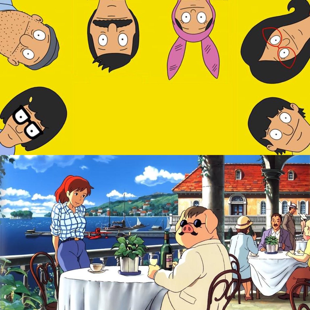 ruinmysky's tweet photo. #AnimeInvasion double header of #porcorosso and #BobsBurgersMovie is officially over. Now for a nap! https://t.co/wMpUtPZ0QN