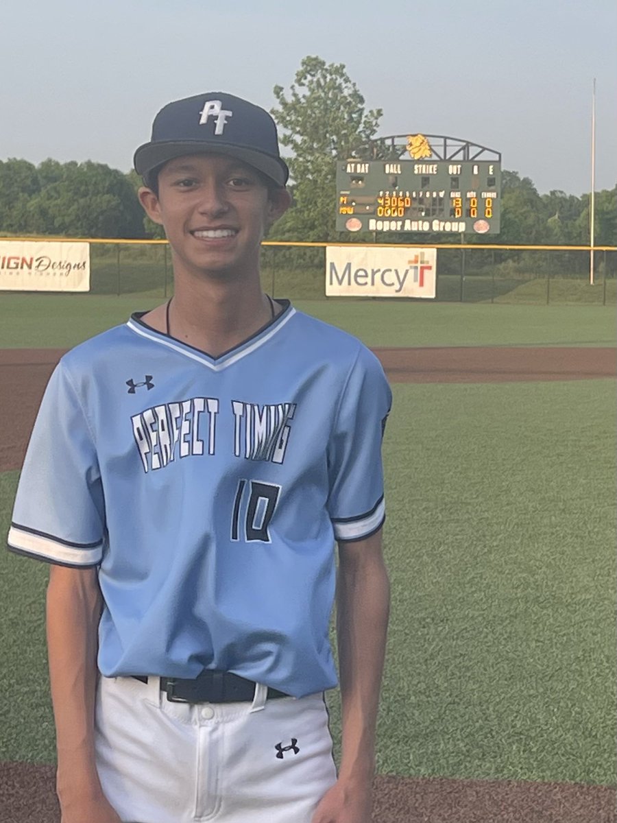 FiveToolMidwest's tweet photo. #MidwestKickoff F: Perfect Timing 14U Red 13, MMW 15U Victus American 0
PoG: Adan Greth CG, 5 IP, 3K, 2H, BB, 0R https://t.co/5PZlSDXG8t