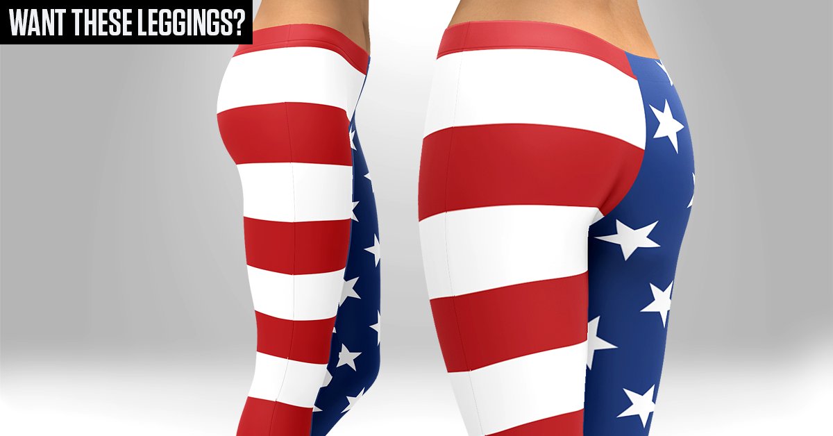 USA Stars and Stripes Leggings for your Memorial Day weekend!
Click Here ➡️ ow.ly/lCn950JknzZ
#leggings #gearbunch #memorialday #activewear