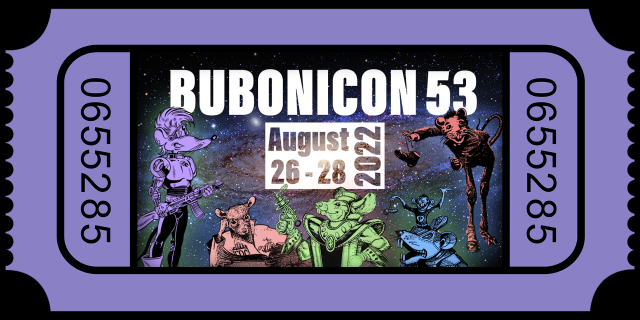 Darynda's tweet photo. Perry Rodent hopes you can join him and us for @Bubonicon 53 this August 26-28 (2022)! New Mexico's longest-running Science Fiction &amp; Fantasy literary and arts convention is all kinds of fun! #bubonicon53
https://t.co/gup6uY3pIZ https://t.co/nh3dCS2Da2