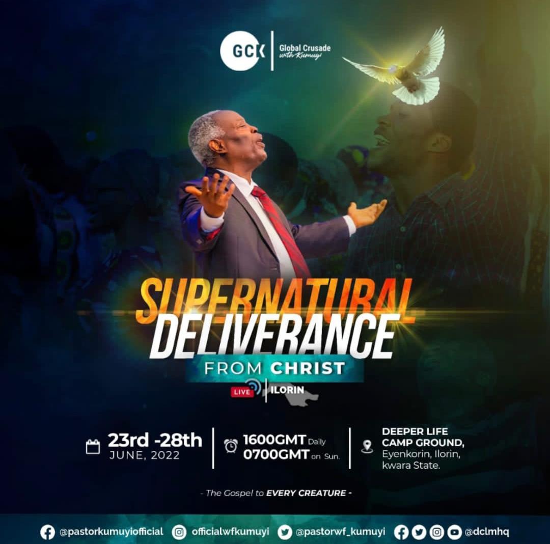 Hybeekay_J's tweet photo. Your Supernatural Deliverance is here. Join us LIVE in Ilorin #kwaraglobalcrusade https://t.co/cvkKRiFWqM