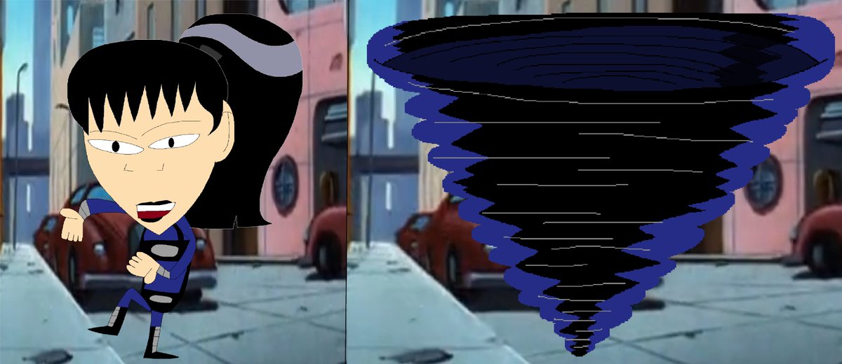 Azel_98's tweet photo. @JuliaKato @worldsfinest @dcauwatchtower Intergang Amy's Spinning Blue Tornado ! #SupermanTheAnimatedSeries #STAS #IntergangAmy #TheBlueTwister #SpinningTornado #FanArt #DCAU #AmyMatters https://t.co/ytkOVDlCyW