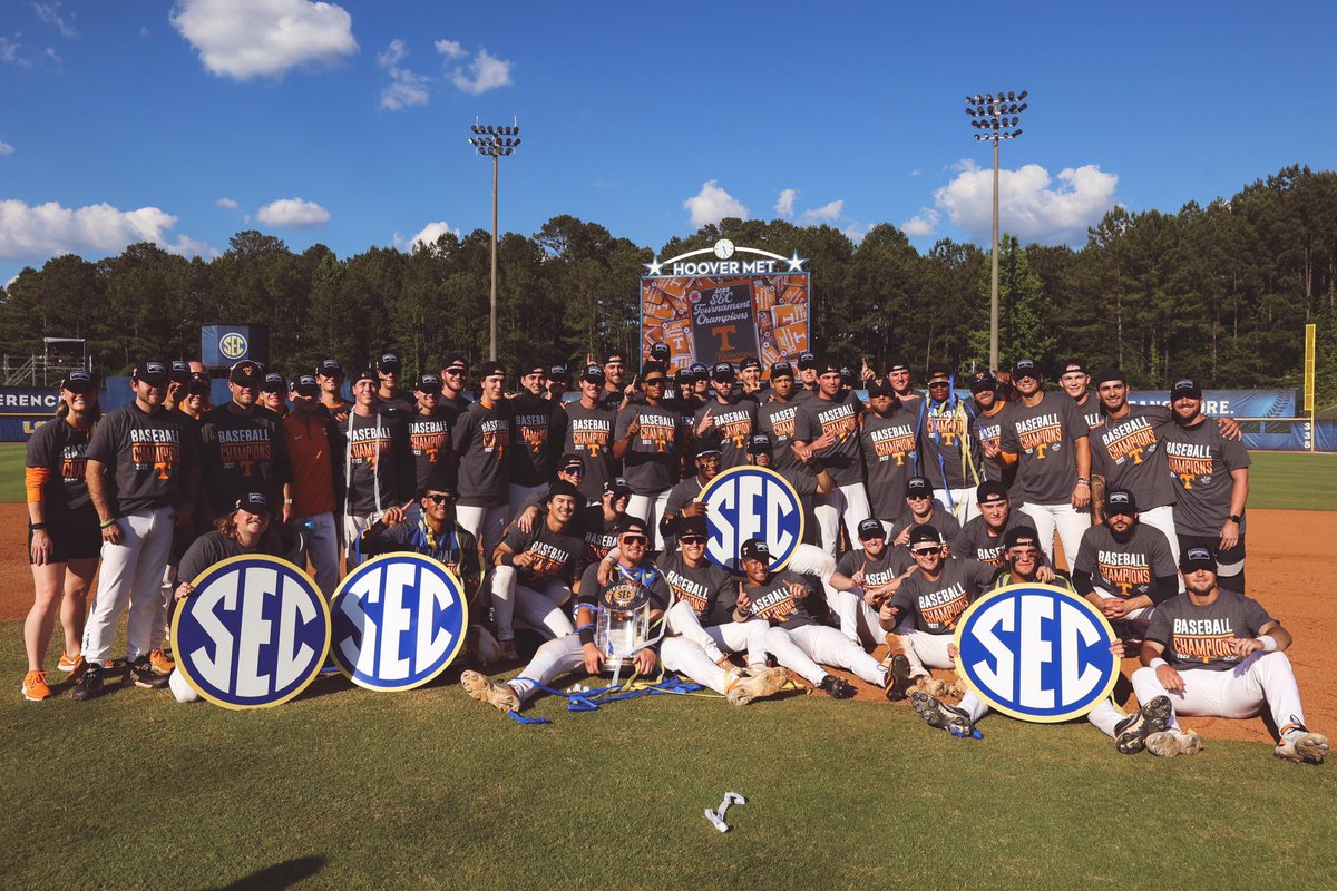 Southeastern Conference (@sec) on Twitter photo The Champs. 
<a href="/Vol_Baseball/">Tennessee Baseball</a> x #SECTourney The Champs. 
<a href="/Vol_Baseball/">Tennessee Baseball</a> x #SECTourney