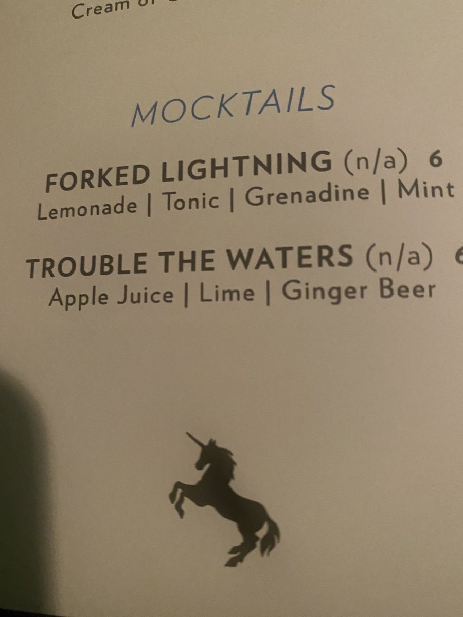 blackpotmojo's tweet photo. The Bar has WisCon 45 Specialty Drinks! Of course, Iโm going to have the Trouble the Waters w/ apple, lime, and ginger ๐๐พ๐๐๐ธThe awards/dessert banquet is tonight! ๐๐พ#WisCon #wiscon45 #wiscon2022 https://t.co/1X2hYKocO1