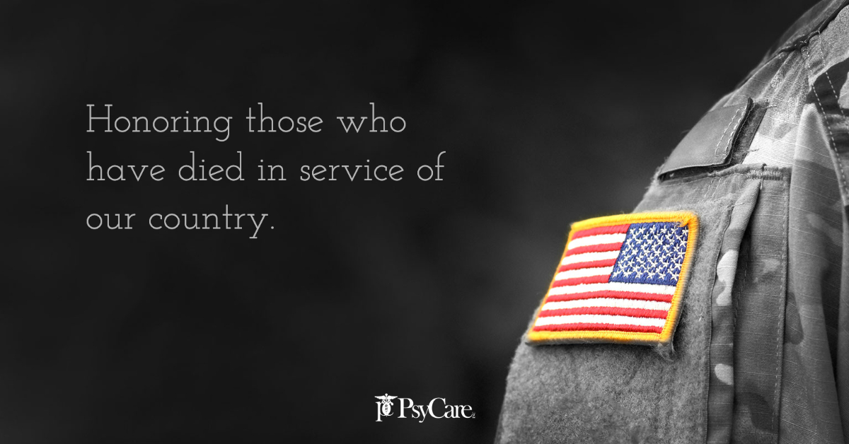 psycaretms's tweet photo. Today we honor those who have died in service of our country. #MDW #MemorialDay #service #honor https://t.co/zux9tsGUKj