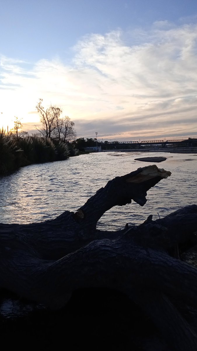 MarcelaBocco's tweet photo. No hay mayor calma que la engendrada por la razón. Séneca.
Atardecer de un día de mayo en el río. https://t.co/3leXHlRCeX