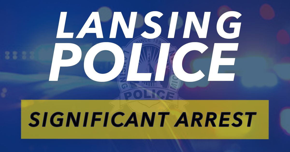 LansingPolice's tweet photo. #WhileYouSlept your LPD Officers were flagged down by a victim who had just been carjacked at gun point. Officers broadcasted a description of the stolen vehicle &amp; the 2 suspects to other units in the area. 1/2 https://t.co/GeLvalH2Zq