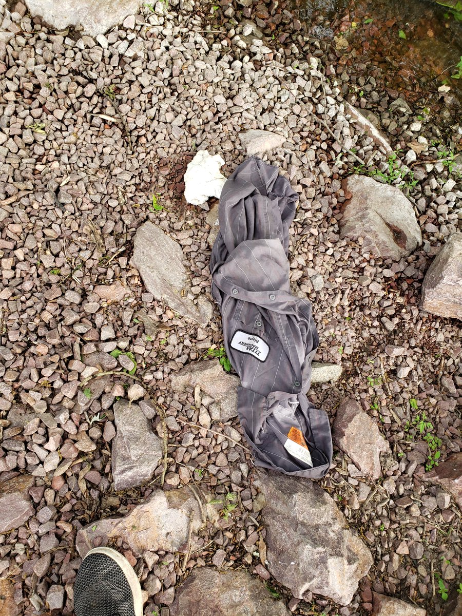 apricity's tweet photo. @TitanCE Looks like one of your guys used his shirt as a fish rag in Fairmont MN and left it there to litter our lakes. https://t.co/fHEUDsakmI
