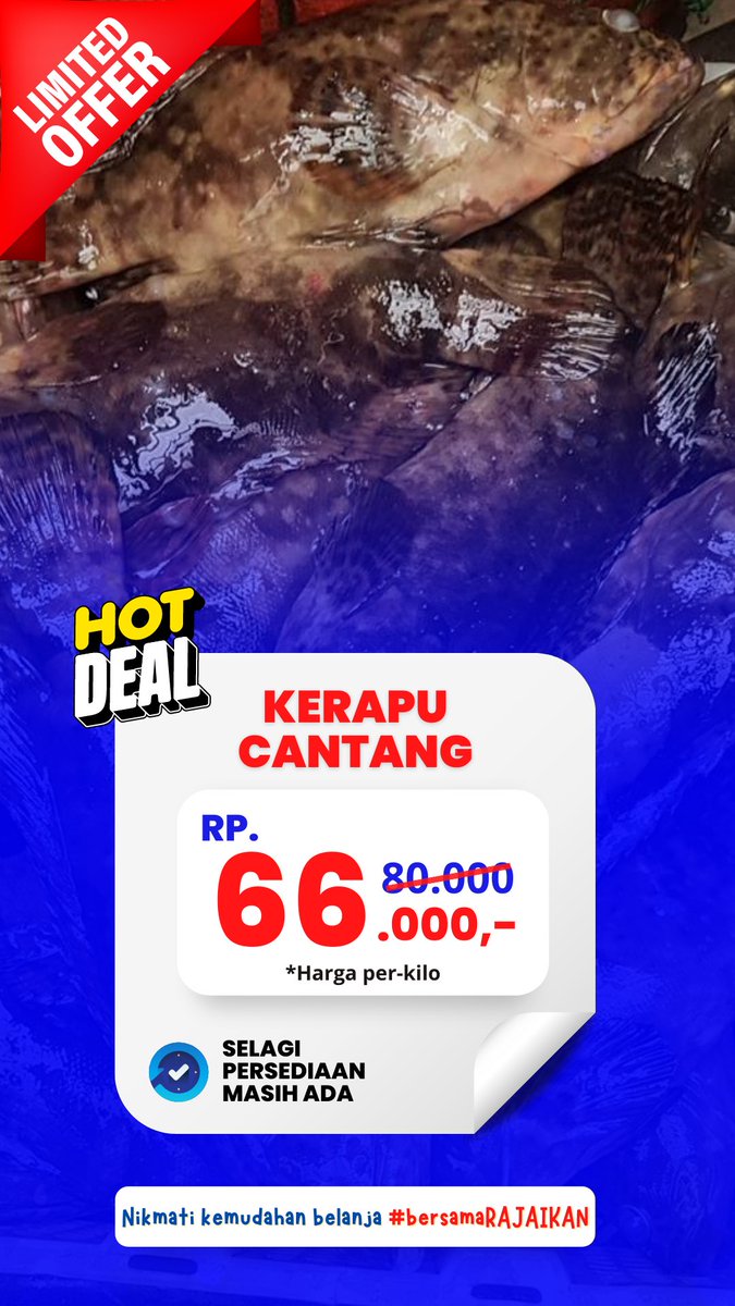 rajaikanstore's tweet photo. @FOODFESS2 Berhubung belum ada menu seafood, ikut nambahin ya 😁 boleh pesan: https://t.co/yOTUIgty3O https://t.co/KLGONA1vI7