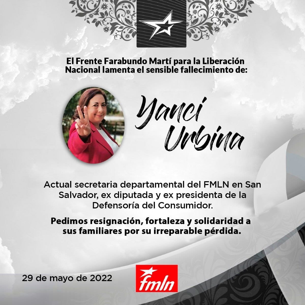 guevara_tuiter's tweet photo. Compañera Yanci: ¡ Hasta la victoria siempre!!! https://t.co/ENuxFGLOYX