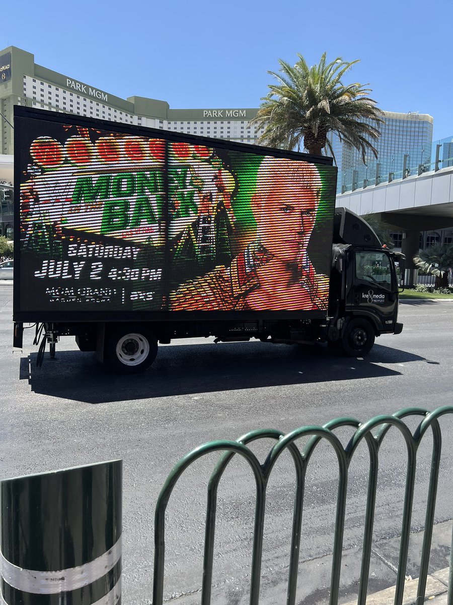 WWE Has Truck Outside Of AEW Double Or Nothing To Advertise Money In The Bank