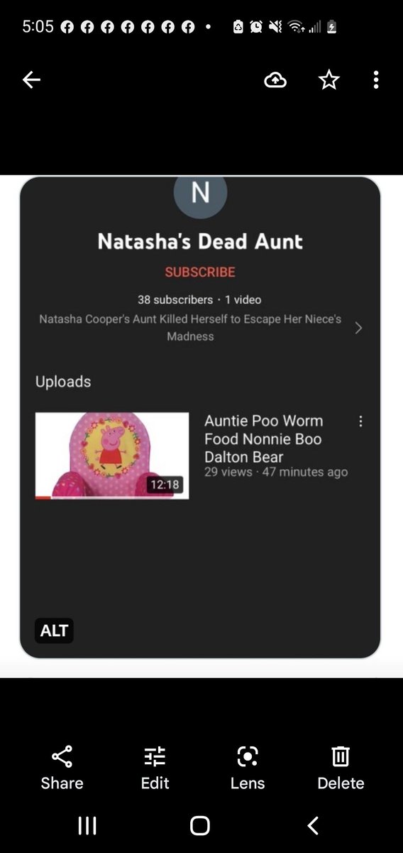 MrsR75328210's tweet photo. @greengrasstrees @Michell49155473 @TeamYouTube @YouTubeLegal The true bullying on Youtube of #NatashaCooper https://t.co/uduuRgpL6F