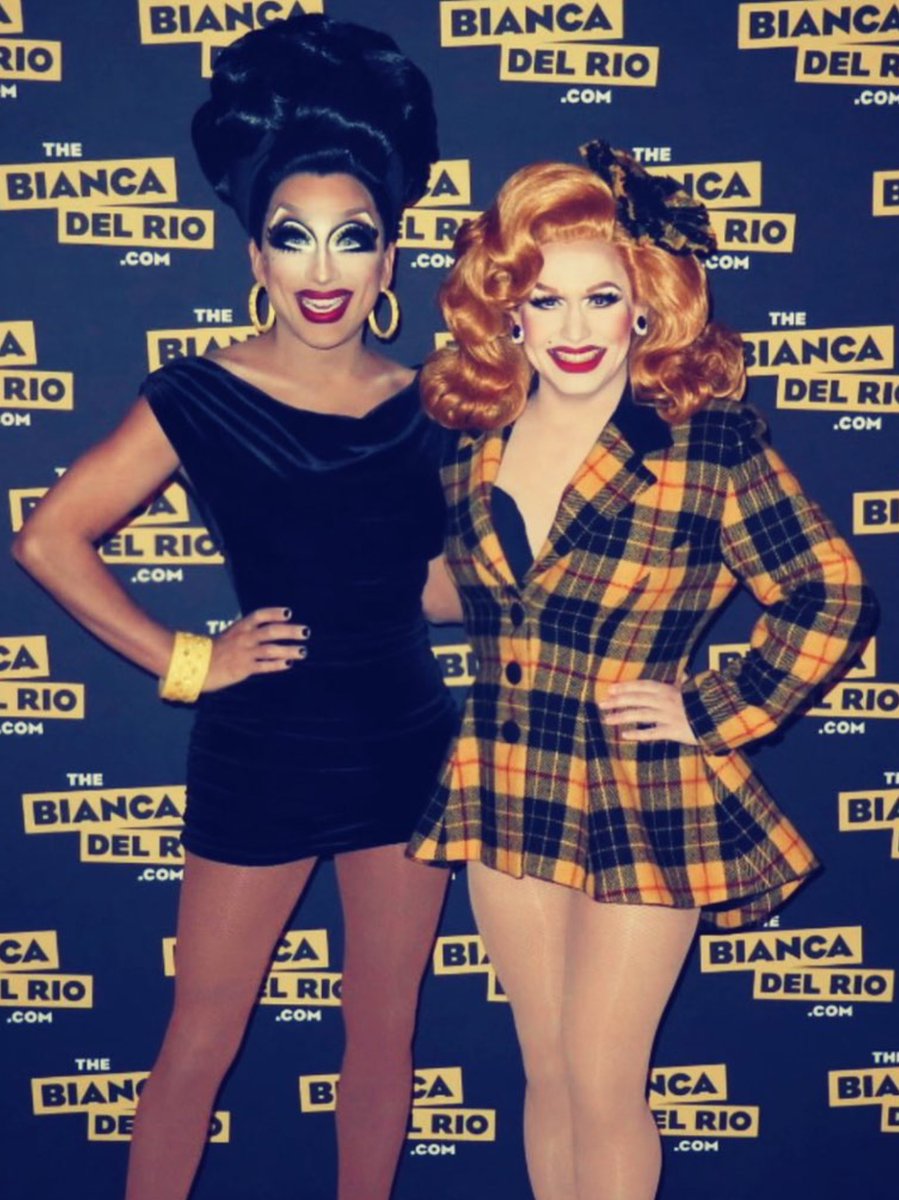 Thankyou to this gorgeous pair <a href="/TheBiancaDelRio/">Bianca Del Rio</a>  and <a href="/marymacofficial/">Mary Mac</a>  for a fantastic show last night in Birmingham, thanks for taking the time to come visit us at the shop. Xx❤️❤️❤️ See you next Sunday <a href="/marymacofficial/">Mary Mac</a> and see you in July <a href="/TheBiancaDelRio/">Bianca Del Rio</a>  x Ricky x