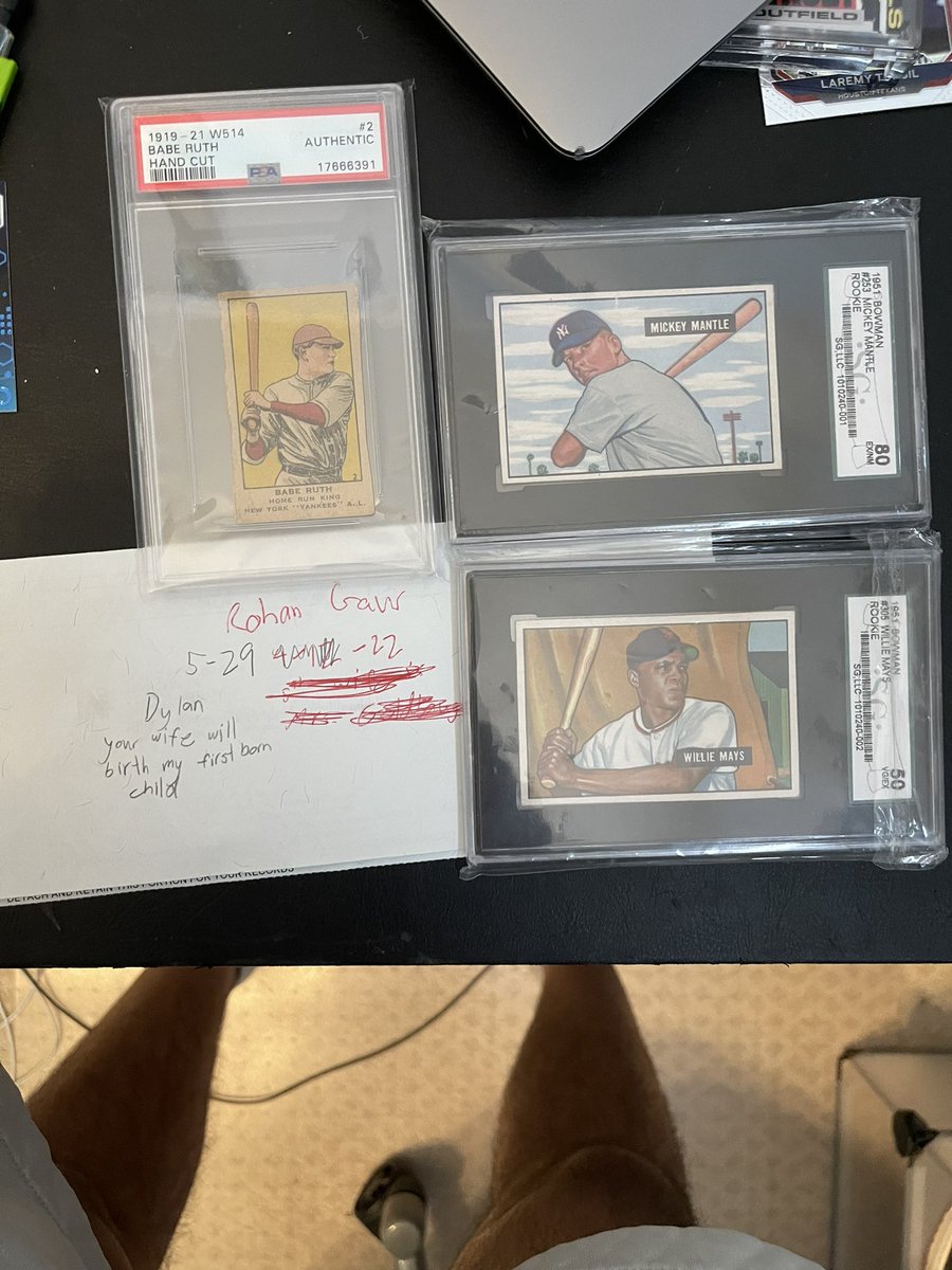 RohansCards's tweet photo. Some dude named dylan tried to coin police me on facebook today basically saying i was too young to own a $1000 card. I sent him this https://t.co/IX9m0XayDi