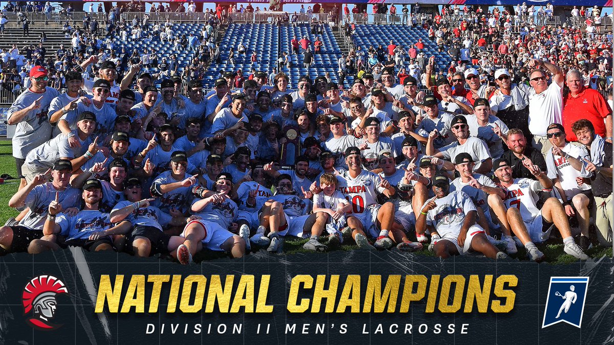 𝐻𝒾𝓈𝓉𝑜𝓇𝓎 𝑀𝒶𝒹𝑒. @TampaMLax wins its first ever #D2MLAX national championship! 🏆🥍