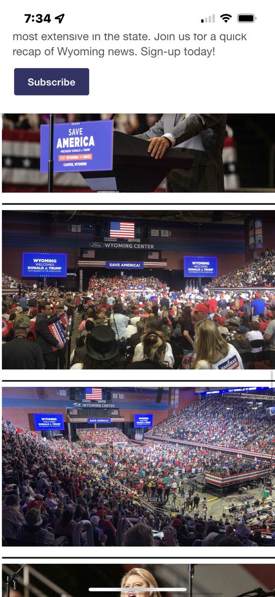 TevansTony's tweet photo. @scottPopp8 @KamVTV The dumbacrats only show pictures while the place was filling. They think the world believes their lies every time. https://t.co/knpeFFoh0s