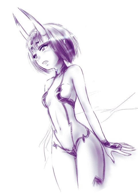 その着せ替え人形は入れ替わる~ジュジュ様ルートらくがきまとめ #入れ替わり #TSF #コスプレ #酒吞童子 