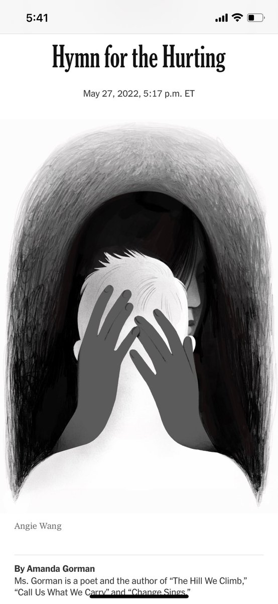 HYMN FOR THE HURTING: <a href="/TheAmandaGorman/">Amanda Gorman</a> publishes her powerful new poem in the <a href="/nytimes/">The New York Times</a>.
👉🏿 nyti.ms/3wWVngM