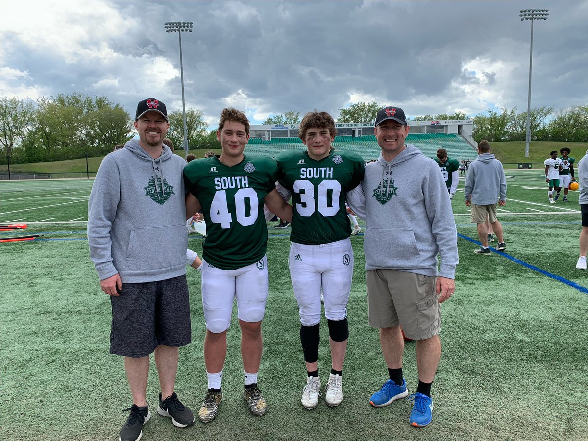 Had an awesome experience this weekend coaching for Team South at the <a href="/FootballSask/">Football Sask</a> Ed Henick Senior Bowl. Our Eagles represented the WCS program well.