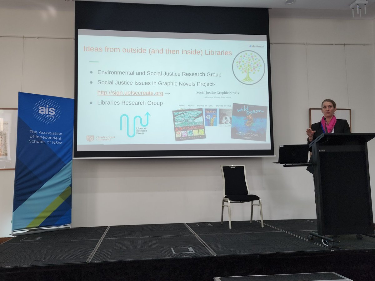 Supporting sustainability in our libraries! Making our libraries greener! Thank you Kasey Garrison from <a href="/CharlesSturtUni/">Charles Sturt University</a> #aistlnsw