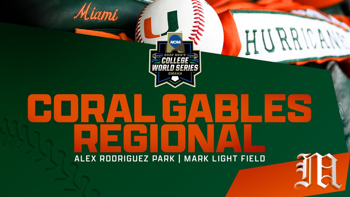 CanesBaseball's tweet photo. Postseason baseball is back in Coral Gables! 

See you at The Light! https://t.co/ZGfZUfjq8E