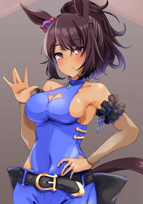 かの日の忘れ物を取りに戻ってきた《幻の三冠ウマ娘》ブリュスクマン
#モブウマ娘 