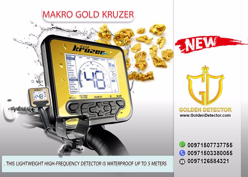 Makro Gold Kruzer Detector | High-Frequency Gold Detector  2022
 the Gold Kruzer is the most advanced gold and treasure metal detector.
goldendetector.com/en/product/mak…