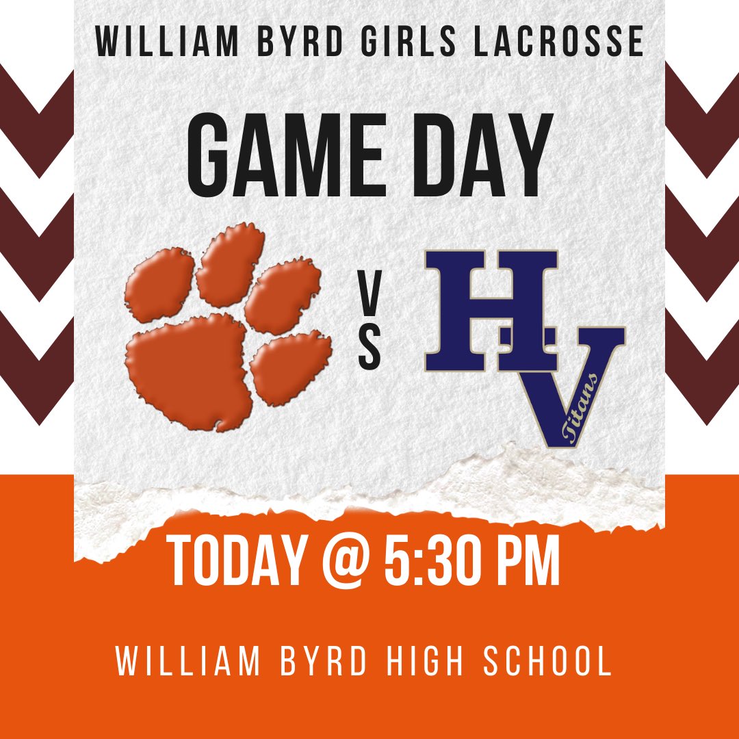 Last game of the regular season - B.Y.R.D…Let’s Go Byrd! Hang around after our game to support our boys as they celebrate their seniors! <a href="/Byrd1Sports/">William Byrd Sports</a> #Classof2022