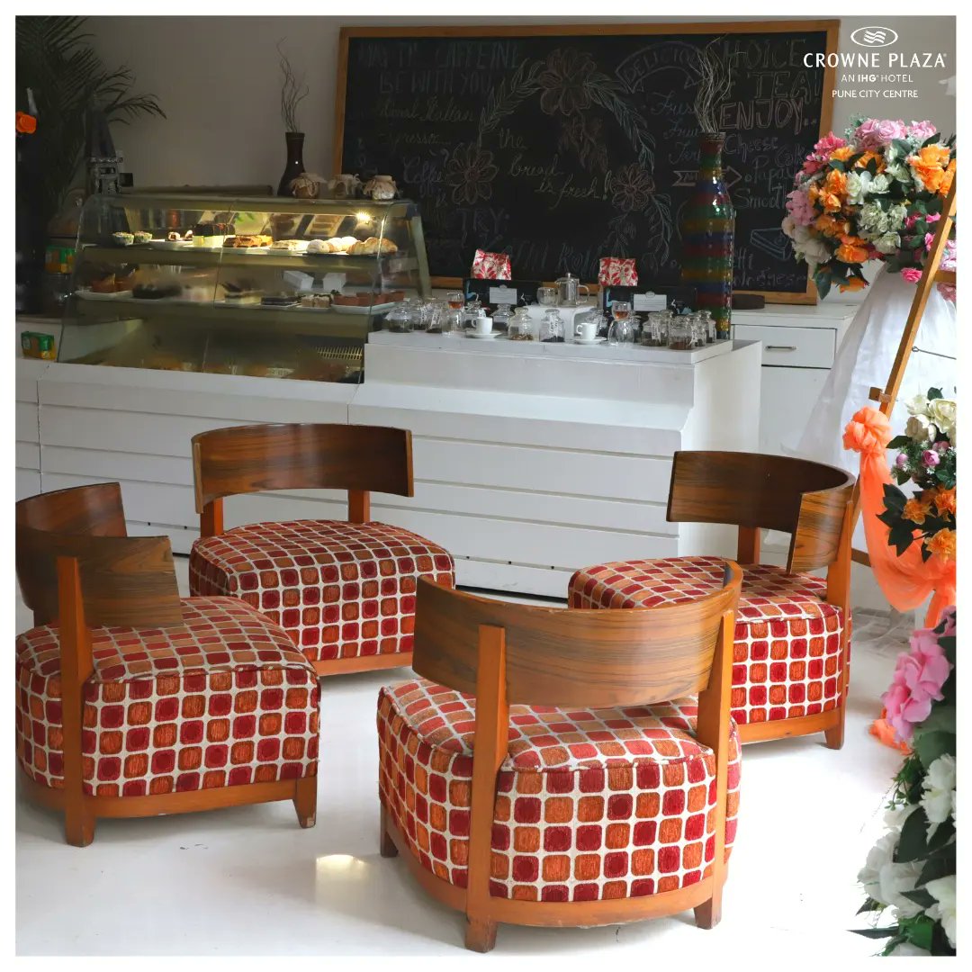 crowneplazapun's tweet photo. Traditional &amp; Contemporary Sweets Baked Fresh Every Morning!

Plus, it's a Happy Hour at the Mosaic Pastry Lounge everyday from 4 PM - 9 PM. 
.
.
Visit Crowne Plaza Pune City Centre today! 

#pastry #pastrylounge #mosaicpastrylounge #foodie #foodstagram #foodblogger https://t.co/Y7pCk3HPOG